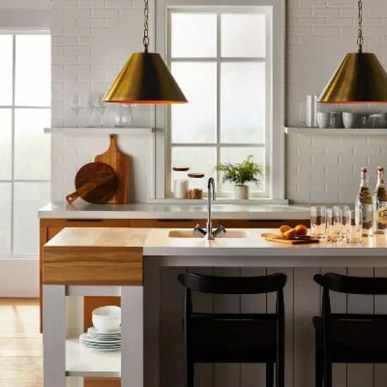 Metal Pendant Ceiling Light - Threshold&trade; designed with Studio McGee  image {2}