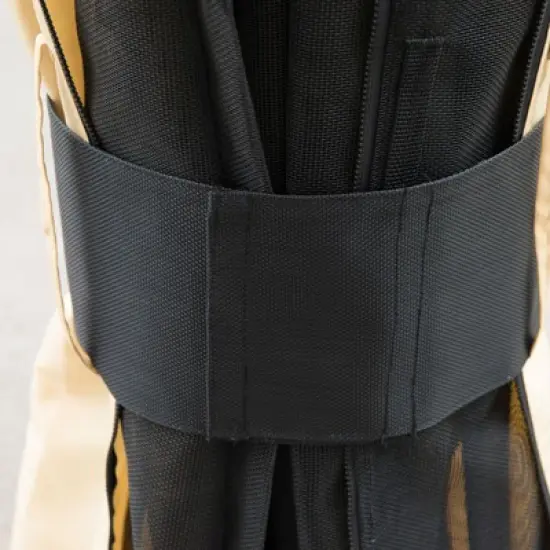 Outsunny 10x12 Polycarbonate Hardtop Gazebo, Gazebo Canopy with Aluminum Frame, Curtains and Netting for Garden, Patio, Backyard, Beige image {5}