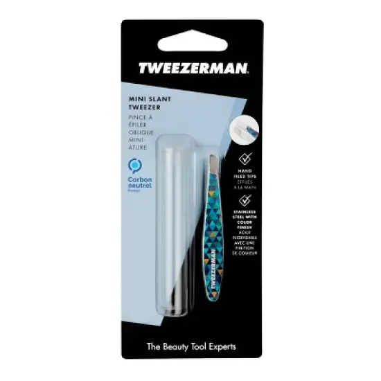 Tweezerman Mini Slant Tweezer - Blue Mosaic image {5}