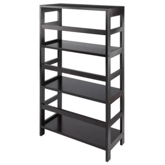 42" 3 Section Wide Bookshelf Espresso - Winsome image {4}