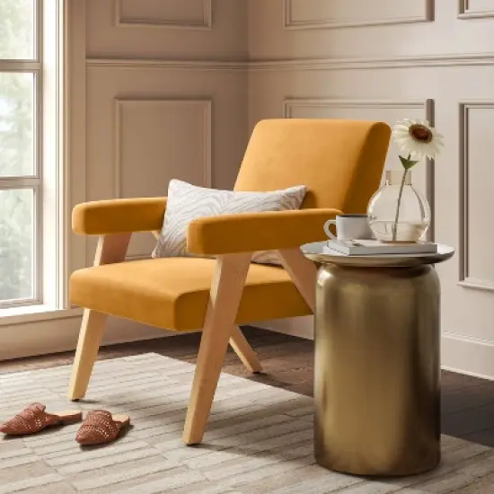 Woven Upholstered Arm Accent Chair - Threshold&trade; image {12}