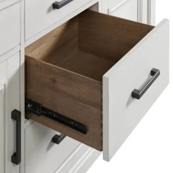 Drake Server Rustic White/French Oak - Intercon image {2}