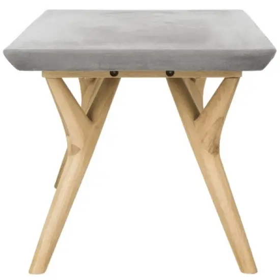 Pacey Coffee Table - Indoor/Outdoor - VNN1018 - Dark Grey - Safavieh image {5}