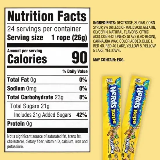 Nestle Nerds Rope Tropical - 24ct/22.08oz image {4}