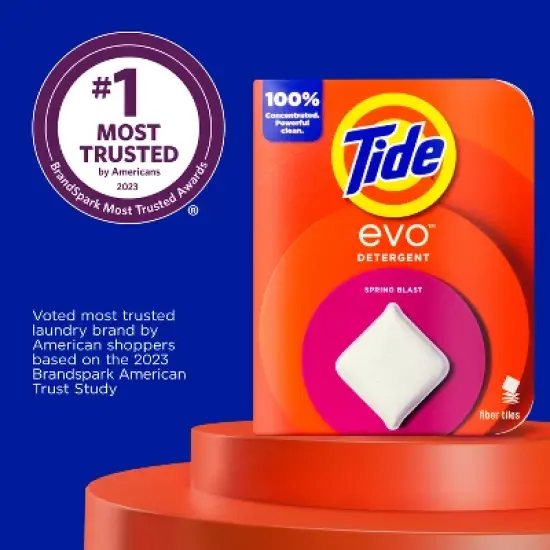 Tide Evo Spring Blast Laundry Detergent Tiles image {7}