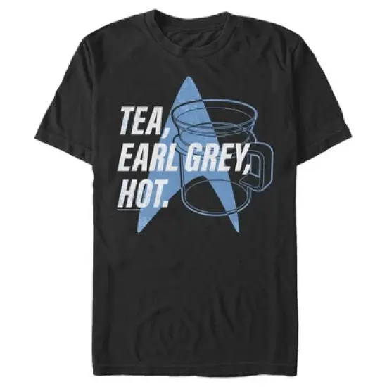 Men's Star Trek: The Next Generation Cup Of Tea Earl Grey Hot, Captain Picard T-Shirt image {4}