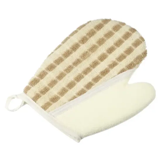 Unique Bargains Bath Shower Gloves 8.66"x7.09" Orange 1 Pc image {6}