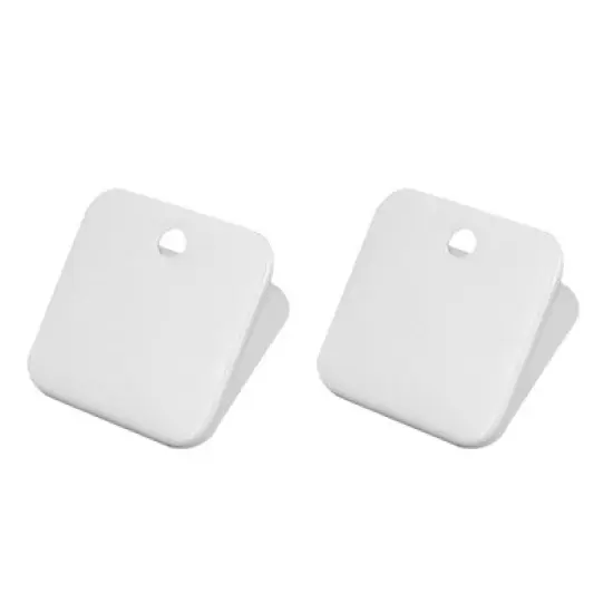 Unique Bargains Durable Material Strong Grip Easy to Hang Up & Save Space Versatile Uses Bag Clips White 5 Pcs image {2}