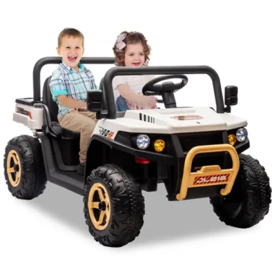 24v Ride On Dump Truck, 2 Seater Electric Ride On Car Toy for Kids, Battery Powered UTV image {12}