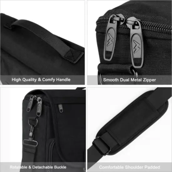 Messenger Bag , Briefcases Lightweight Men's Laptop Bag 15 inch Water Resistant Bags image {6}