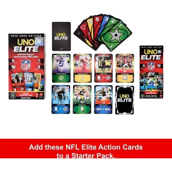UNO Elite NFL Draft Pack Plus Card Game image {6}