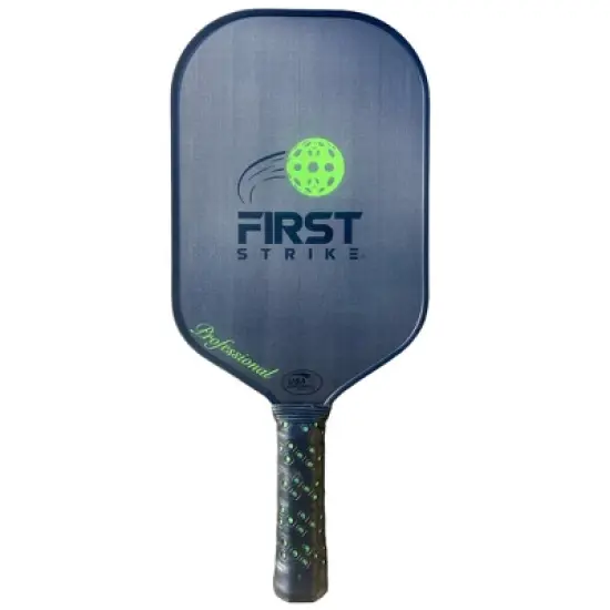 First Strike Pickleball: Professional Pickleball Paddle - Elongated, 16.4 x 7.5", Polymer Core, Carbon Fiber Surface, Advanced Edge Guard, 4 1/4" Grip image {6}