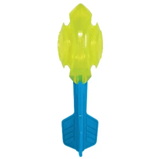NERF 12" TPR Squeak Vortex Interactive Dog Toy - Green/Blue image {4}