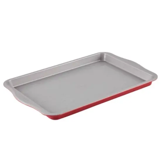 Farberware Disney Bake with Mickey Mouse 10"x15" Nonstick Cookie Pan Red: Steel Baking Sheet, Dishwasher-Safe image {12}