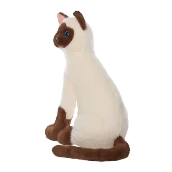 Manhattan Toy Imaginaries Siamese Cat 13.5" Children's Picture Book Stuffed Animal Companion image {1}
