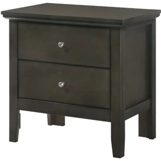 Passion Furniture Primo 2-Drawer Nightstand (24 in. H x 15.5 in. W x 19 in. D) image {1}