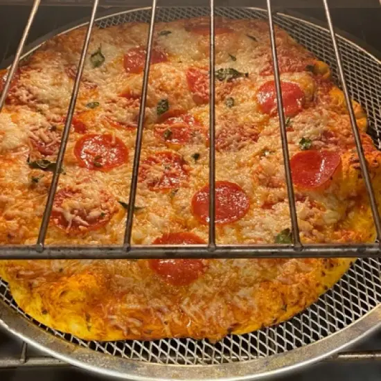 Norpro Anodized Aluminum Pizza Crisper, 16-Inch image {3}
