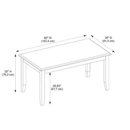 5pc Emma Dining Set - Powell Company image {13}