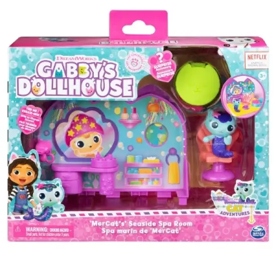 Gabby's Dollhouse MerCat's Seaside Spa Room Playset image {1}
