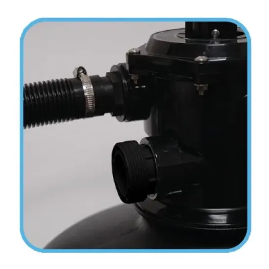 Swimline HydroTools 40 Millimeter to 1.5 Inch Soft Sided Swimming Pool Filter Hose Connection Kit with 2 Conversion Fittings, Gaskets, and Teflon Tape image {2}