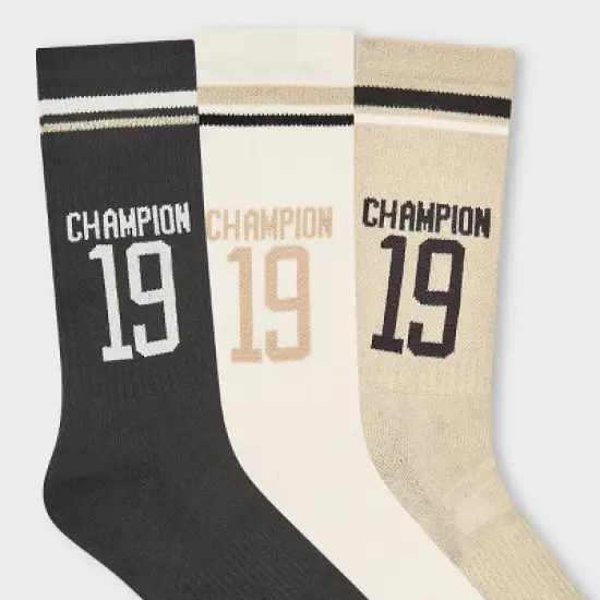 Champion Women's Nineteen 3pk Crew Socks image {2}