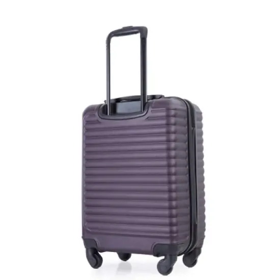 YONWAY 20" Lightweight  Luggage, with Spinner Wheels, ABS suitcases luggage image {19}