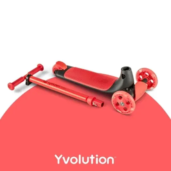 Yvolution Y Glider Kiwi 3 Wheel Kick Scooter with Light-Up Wheels image {2}
