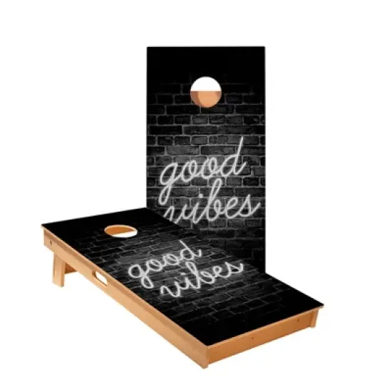 Good Vibes Cornhole Boards - ACA Star Series image {3}