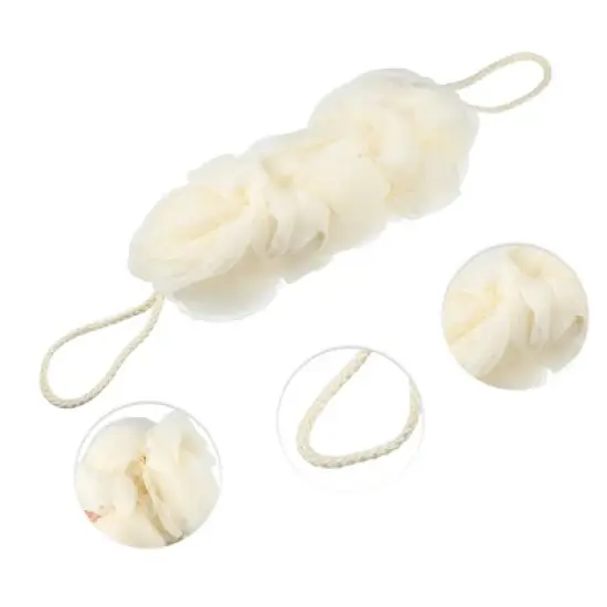 Unique Bargains Bath Shower Loofah Body Sponge 11.42"x4.72"x2.36" 1 Pc image {2}
