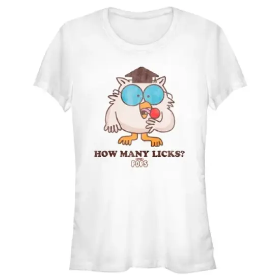 Junior's Tootsie Pop Mr. Owl How Many Licks T-Shirt image {3}