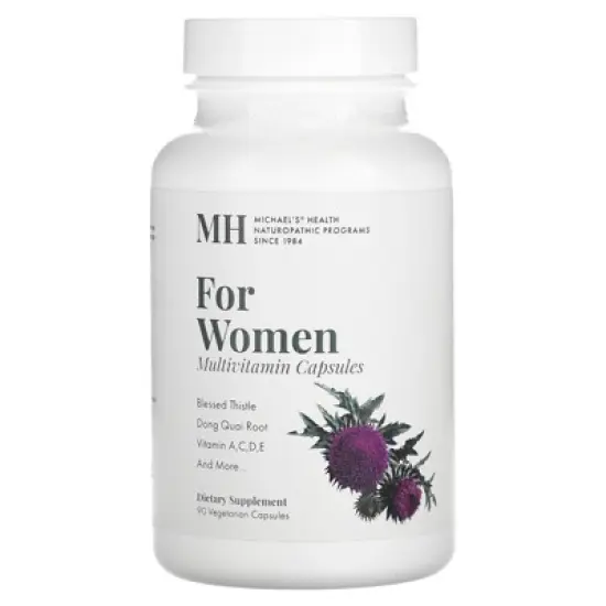 Michael's Health For Women Multivitamin, 90 Vegetarian Capsules image {4}