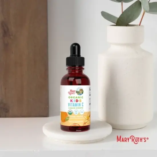 MaryRuth's Kids Vitamin C Drops, Orange Vanilla, Org, 2 oz image {8}