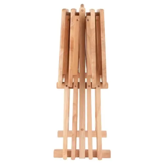 4pc Alex Snack Table Set Natural - Winsome image {4}