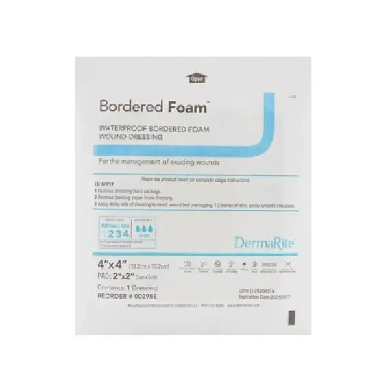 BorderedFoam Foam Dressing Sterile image {3}