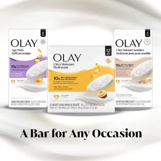 Olay Ultra Moisture Hydrant Bar Soaps - 3.17oz/6pk image {7}