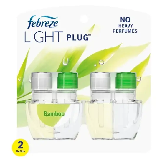 Febreze Light Plug Refill with Fade Defy Technology - Bamboo - 2pk image {14}