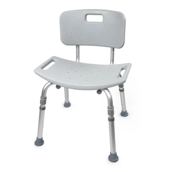 McKesson Bath Bench 19.25" W 11-1/2 Inch Seat Depth 300 lbs. Weight Capacity 146-12202KD-4, 4 Ct image {3}