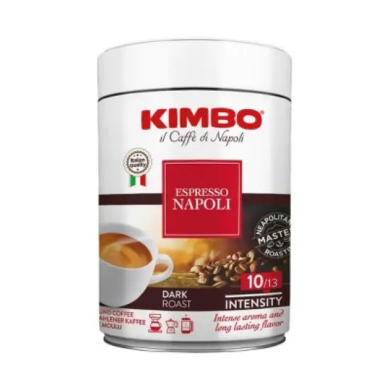 Kimbo Espresso Napoli - Ground Coffee 8.8oz Can image {8}