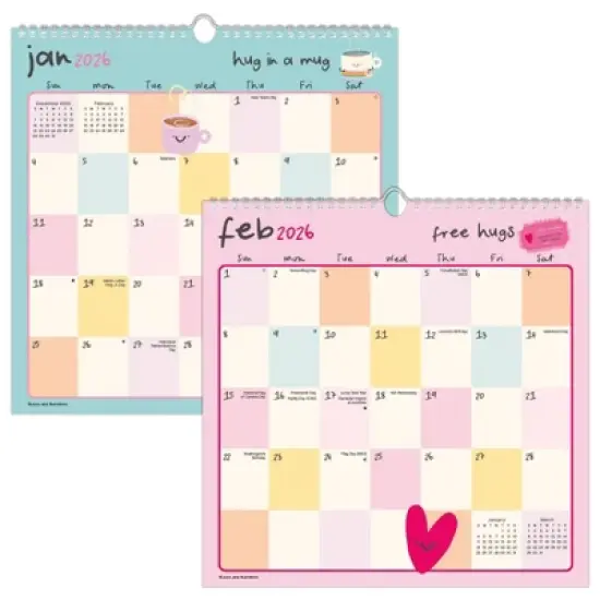 Trends International 2026 Laura Jane Spiral 12"x12.25" Wall Calendar image {3}