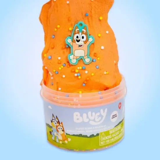 Bluey Slimygloop Scented Slime Dome Jar - Orange: Sensory Development, 8 oz, 1 Piece image {3}