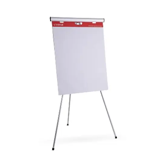 Universal Renewable Resource Sugarcane Based Easel Pads, Presentation Format (1" Rule), 27 x 34, White, 50 Sheets, 2/Carton image {5}