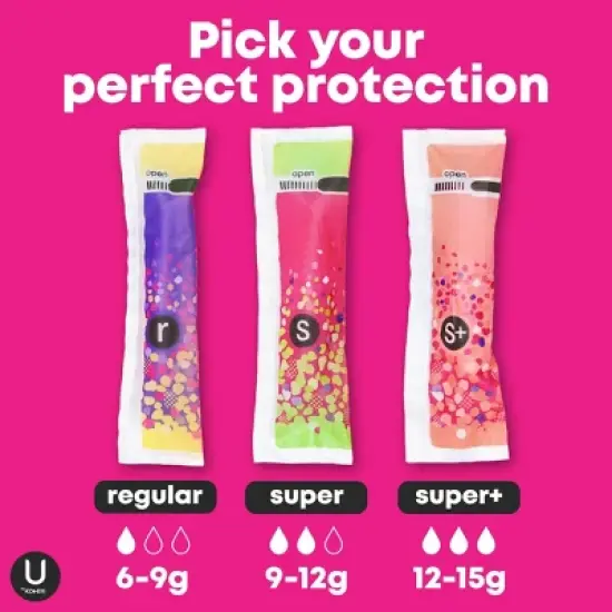U by Kotex Click Compact Unscented Tampons -  Super Plus - 32ct image {11}