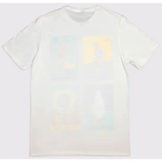 Millennial Loteria Cards Adult El Salty Short Sleeve Graphic T-Shirt - White image {1}