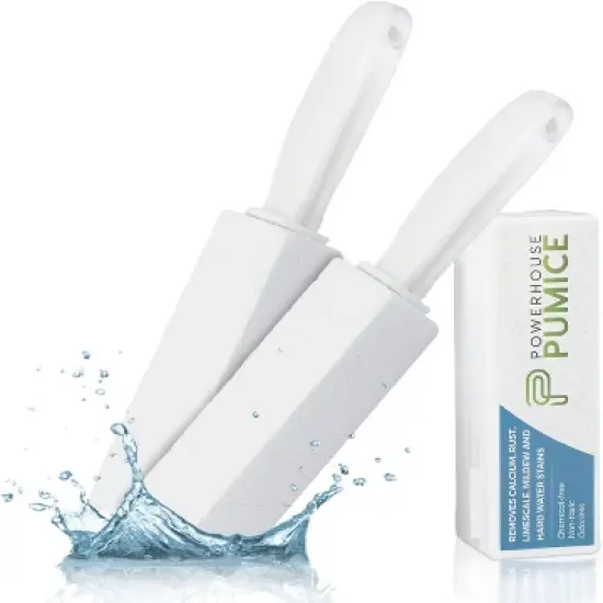 Powerstone Pumice Stone Toilet Bowl Cleaner w/ Handle image {5}