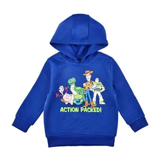 Disney Boy's Toy Story 2 Piece Activewear Coordinates, Graphic Printed Hooded Jacket and Jog Pants Set for toddler image {2}