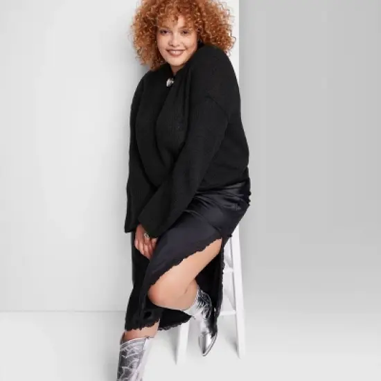 Women's Crewneck Boxy Pullover Sweater - Wild Fable&trade; image {3}