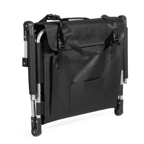 Alpcour Stadium Seat - Foldable, Padded Bleacher Chair with Backrest, Armrest, Pockets, & Cup Holder image {3}