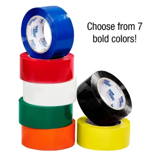 Tape Logic Colored Carton Sealing Heavy Duty Packing Tape 2" x 55 yds. Yellow 36/Carton (T90122Y) image {4}