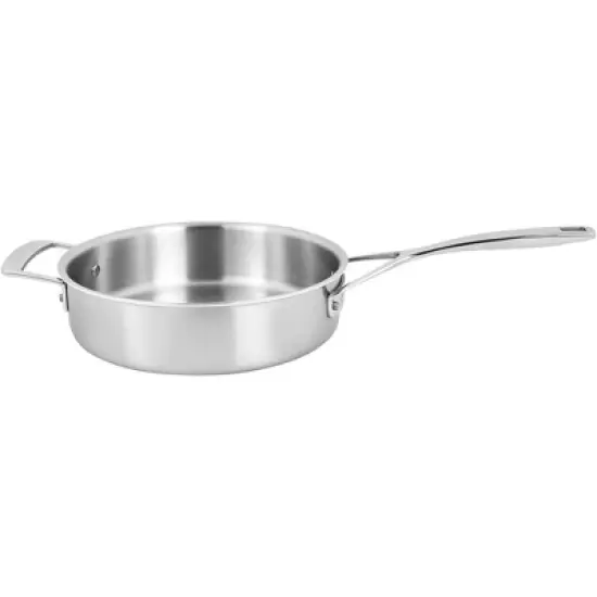 Demeyere Essential 5-ply 3-qt Stainless Steel Saute Pan with Lid image {6}