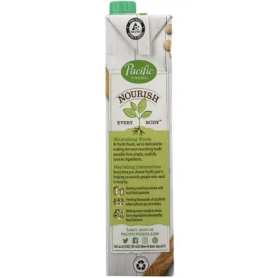 Pacific Foods Ultra Soy Original Plant-Based Beverage - 12 pack, 32 fo image {1}